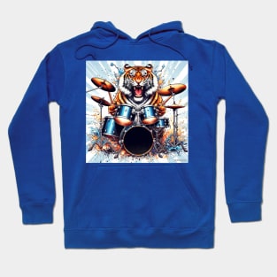 Tiger Drumming Hoodie